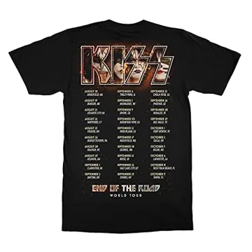 KISS Unisex Graphic T-Shirt for End of The Road Tour