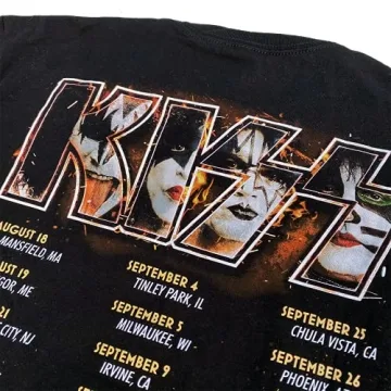 KISS Unisex Graphic T-Shirt for End of The Road Tour