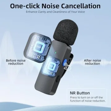 BOYA Wireless Lavalier Microphone for Clear Audio Recording