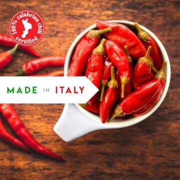 L'Oro Del Sud Authentic Calabrian Chili Peppers in Oil 2.2 lb