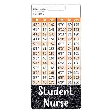 Plifal Student Nurse Badge Buddy Card Holder Nursing Accessories Black Vertical ID Name Identificati...