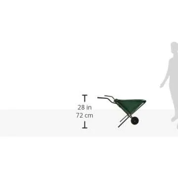 Bosmere Folding Wheelbarrow - Compact & Durable