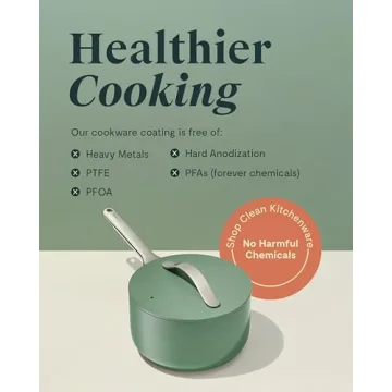 Caraway Nonstick Ceramic Sauce Pan - 3 Quart Beauty