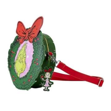 Shop Grinch Christmas Wreath Crossbody Bag Online