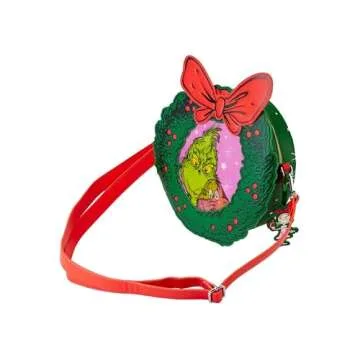 Shop Grinch Christmas Wreath Crossbody Bag Online