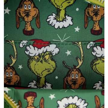 Shop Grinch Christmas Wreath Crossbody Bag Online