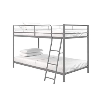 DHP Junior Twin Bunk Bed - Space-Saving Metal Frame for Kids