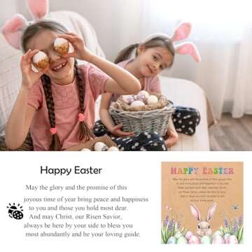 JoycuFF Natural Stone Easter Bracelet for Teens