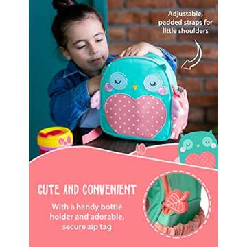 Planet Buddies Kids Lunch Box Bag for School Adventures