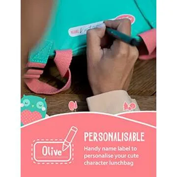 Planet Buddies Kids Lunch Box Bag for School Adventures