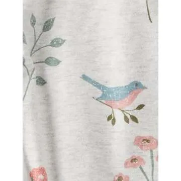 little planet by carter's unisex-baby Sleep and Play made with Organic Cotton, Botanical Butterfly Print, 3M