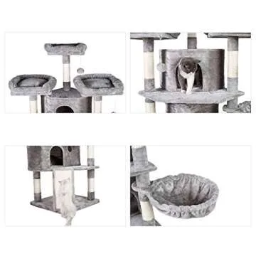 Hey-brother 73.4 inch XL Cat Tower for All Cats