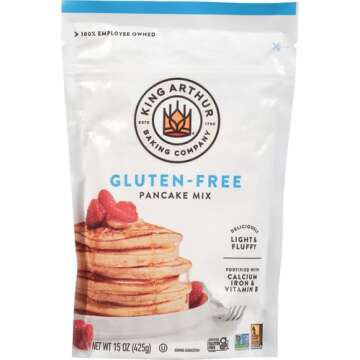 King Arthur Gluten Free Pancake Mix: Non-GMO, Kosher Certified, Easy-to-Prepare Breakfast Delight - ...