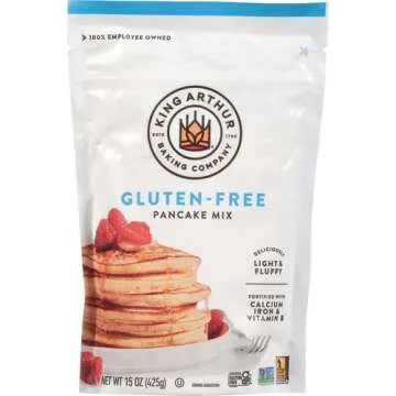 King Arthur Gluten Free Pancake Mix: Non-GMO, Kosher Certified, Easy-to-Prepare Breakfast Delight - ...