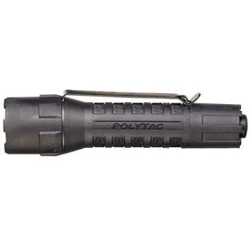 Streamlight 88850 PolyTac 600 Lumens LED Flashlight with CR123A Lithium Batteries, Blister Packaging, Black