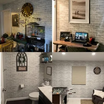 Coavas Faux Brick Wallpaper - Easy Peel and Stick Design
