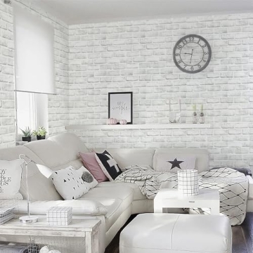 Coavas Faux Brick Wallpaper - Easy Peel and Stick Design