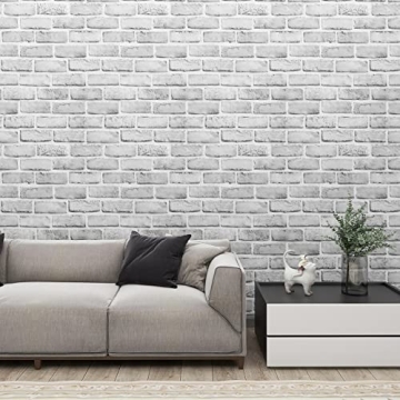 Coavas Faux Brick Wallpaper - Easy Peel and Stick Design