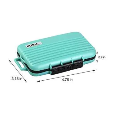 LYNCA 24 Slot Memory Card Case for Safe Storage