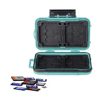 LYNCA 24 Slot Memory Card Case for Safe Storage