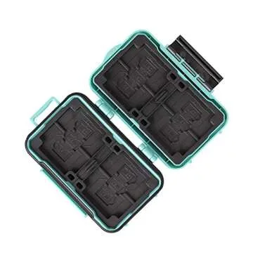 LYNCA 24 Slot Memory Card Case for Safe Storage