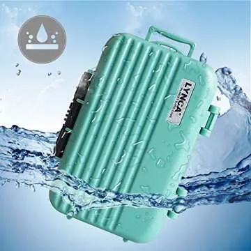 LYNCA 24 Slot Memory Card Case for Safe Storage