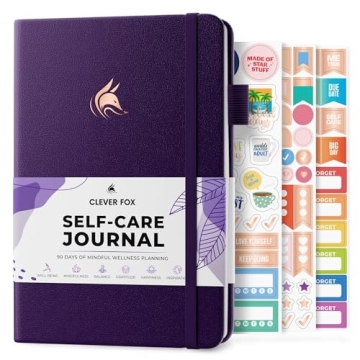 Clever Fox Self-Care Journal – Daily Reflection Notebook for Mental Health & Personal Development ...