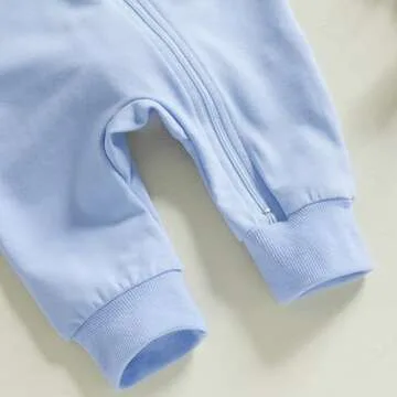 BemeyourBBs Infant Bunny Ear Hooded Romper for Easter