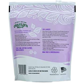 Charlie's Soap - Laundry Booster and Hard Water Treatment 2.64 lbs (3 Pack)