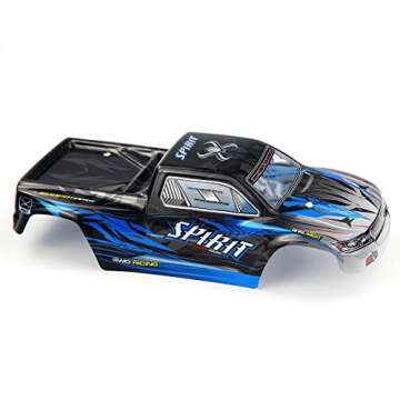 Hosim RC Car Car Shell Body Accessory Spare Parts 35-SJ02 1/16 9135 RC Car (Clear Blue)
