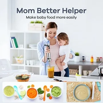 Ganiza 5-in-1 Immersion Blender - 1000W, 16 Speeds