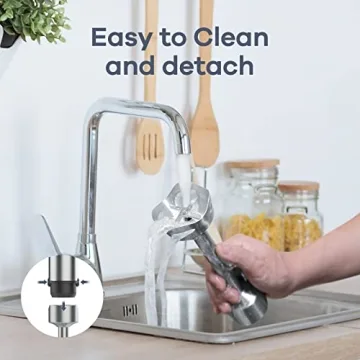 Ganiza 5-in-1 Immersion Blender - 1000W, 16 Speeds