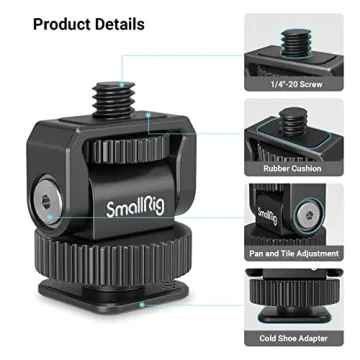 SmallRig Mini Cold Shoe Mount for Cameras and Lights 3577