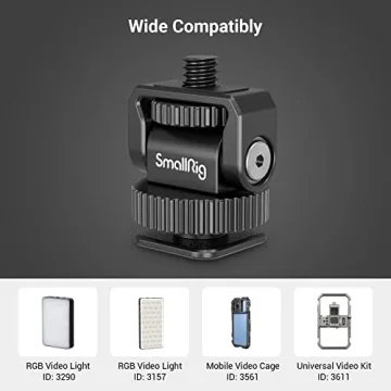 SmallRig Mini Cold Shoe Mount for Cameras and Lights 3577
