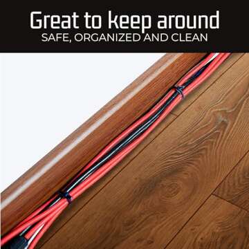 Heavy Duty Black Zip Ties - 12 In, Pack of 1000