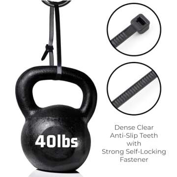 Heavy Duty Black Zip Ties - 12 In, Pack of 1000