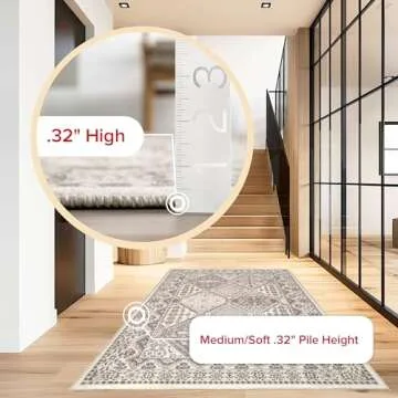 nuLOOM Becca 3x5 Beige Transitional Area Rug - Durable & Stylish