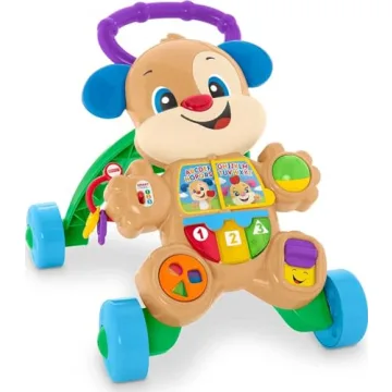 Fisher-Price Smart Stages Puppy Walker - Musical Learning Toy for Infants