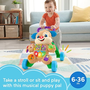 Fisher-Price Smart Stages Puppy Walker Musical Learning Toy