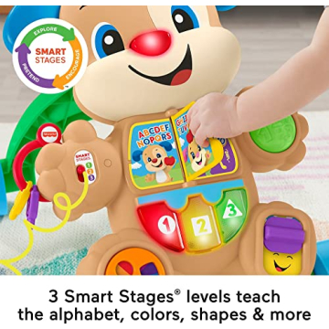 Fisher-Price Smart Stages Puppy Walker Musical Learning Toy