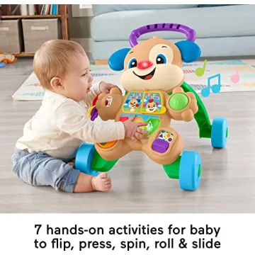 Fisher-Price Smart Stages Puppy Walker Musical Learning Toy