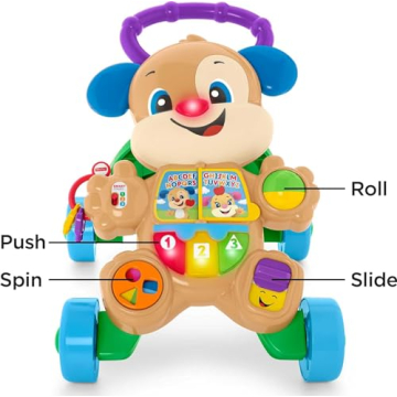 Fisher-Price Smart Stages Puppy Walker Musical Learning Toy