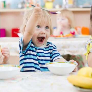 12 Piece Kids Silverware Set - Safe Fun Utensils for Children