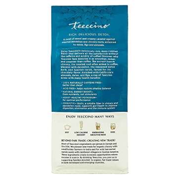 Teeccino Herbal Coffee - Caffeine-Free, Guilt-Free Indulgence