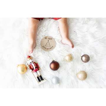 Kate & Milo Baby’s First Year Milestone Prop Cards, Baby’s First Holiday’s, Baby’s First Chr...