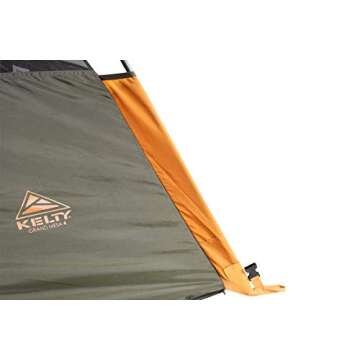 Kelty Grand Mesa 4P Backpacking Tent – 3 Season 4 Person Camping, Backpacking, Thru Hiking Shelter, Aluminum Pole Frame, Single Door + Vestibule, Designed in Colorado, 2024 Model (4P)