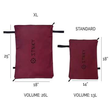 STNKY Bag Pro - Compact Laundry Bag for Health Workers