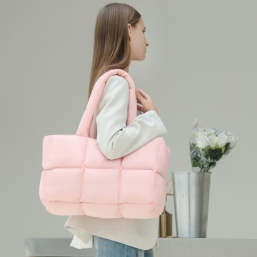 Herald Puffer Tote Bag - Chic and Versatile Women's Tote