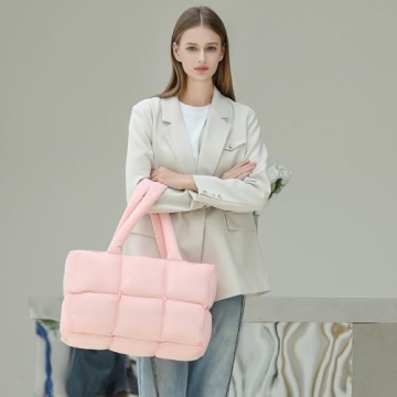 Herald Puffer Tote Bag - Chic and Versatile Women's Tote