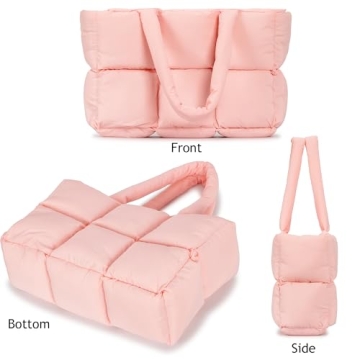 Herald Puffer Tote Bag - Chic and Versatile Women's Tote